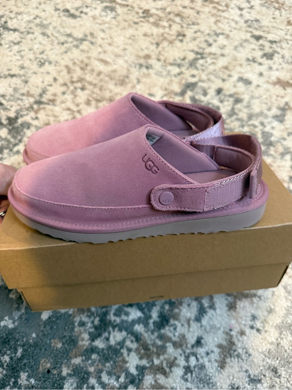 UGG Kids Mauve Slingback Clog